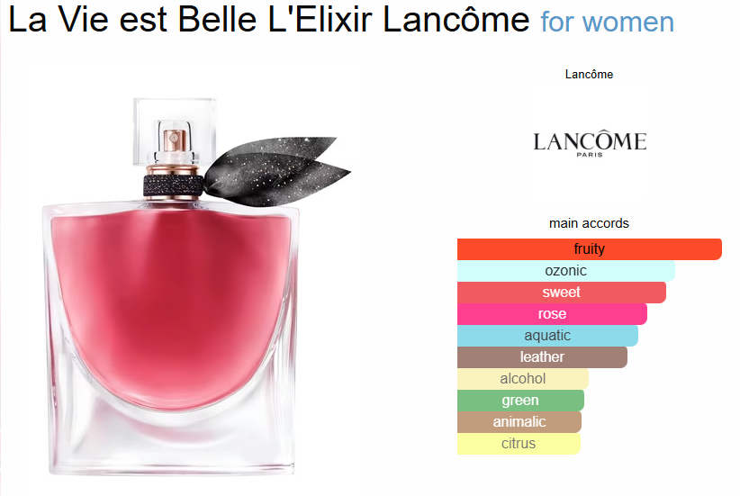 Lancôme La Vie Est Belle L’Elixir Eau de Parfum – 100ml - Image 2