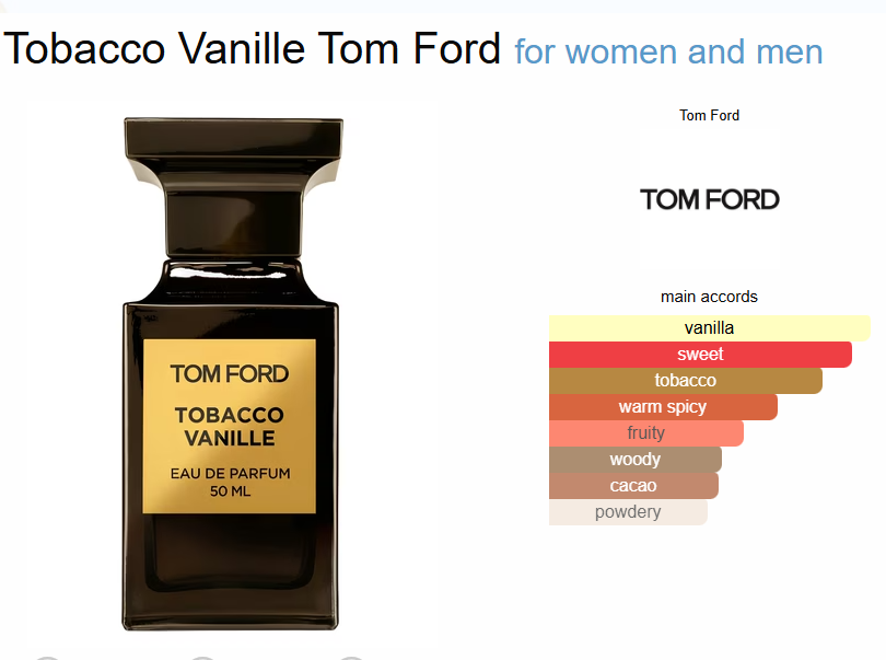 Tom Ford Tobacco Vanille Eau de Parfum – 100ml - Image 2