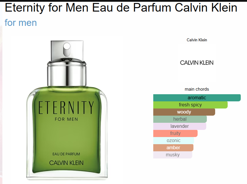 Calvin Klein Eternity for Men EDT – 100ml - Image 2