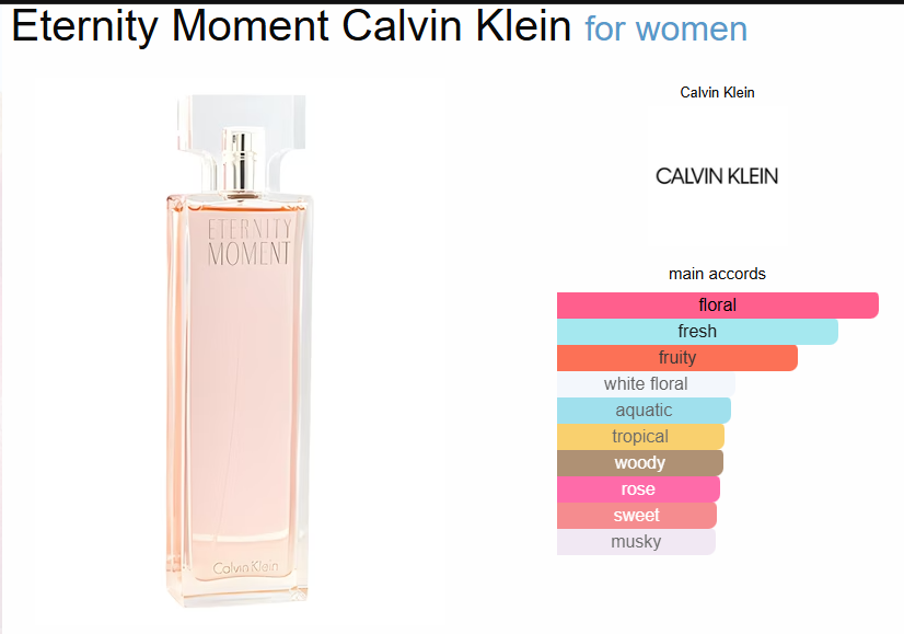 Calvin Klein Eternity Moment EDP – 100ml - Image 2