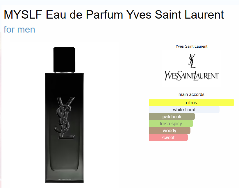Yves Saint Laurent MYSLF Eau de Parfum – 100ml - Image 2