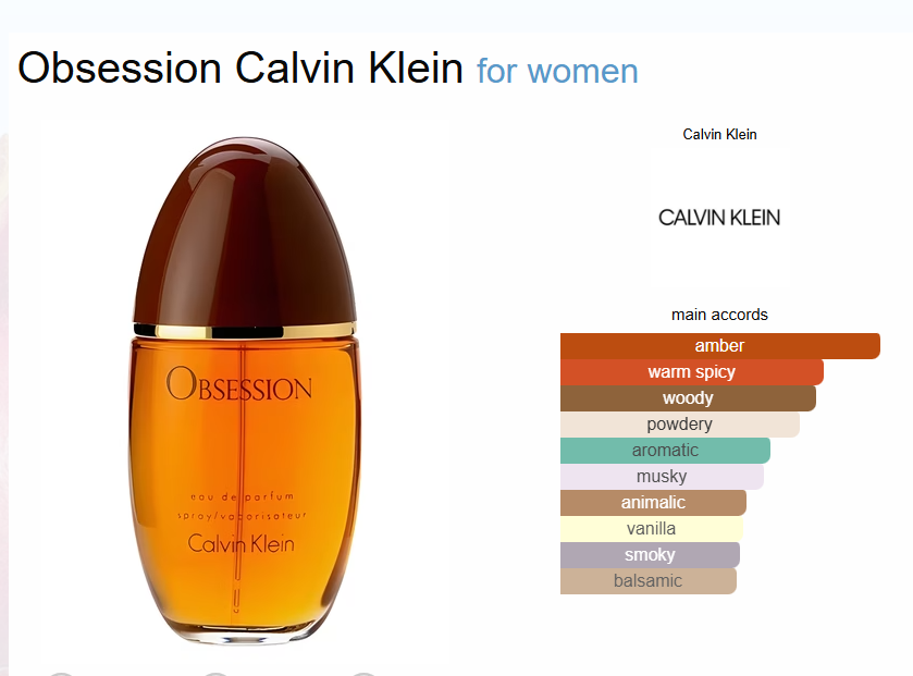 Calvin Klein Obsession for Women EDP – 100ml - Image 2