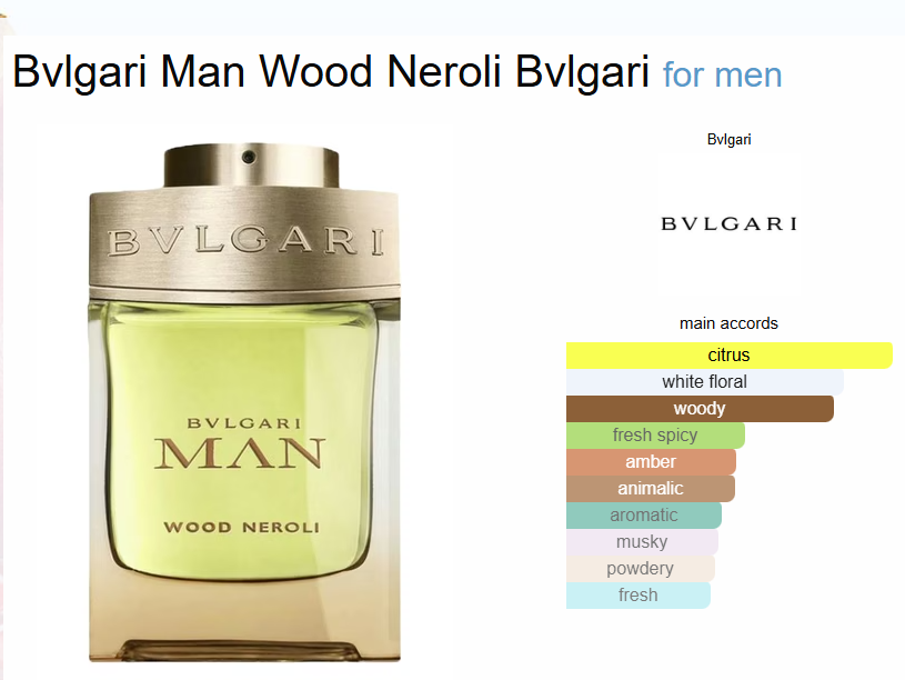BVLGARI Man Wood Neroli EDP – 100ml - Image 2