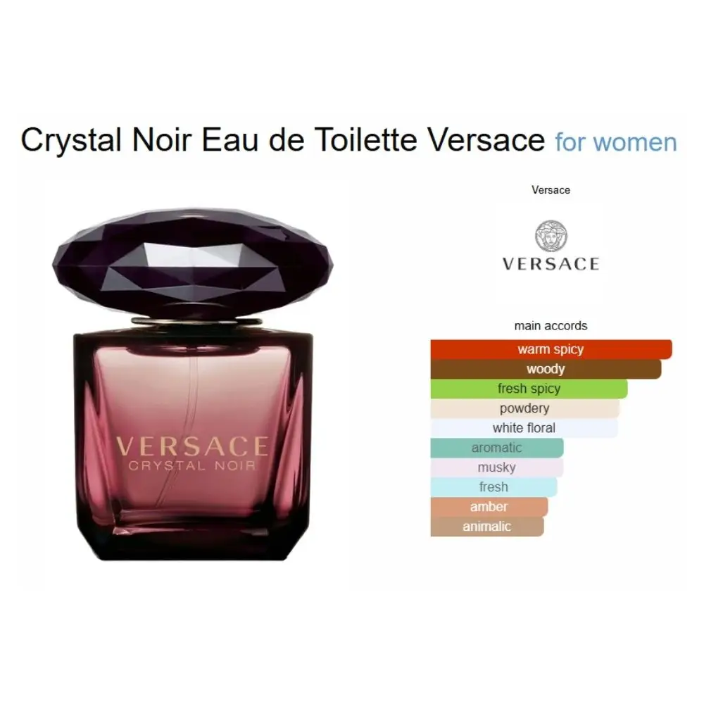 Versace Crystal Noir – 90ml (EDT) - Image 2